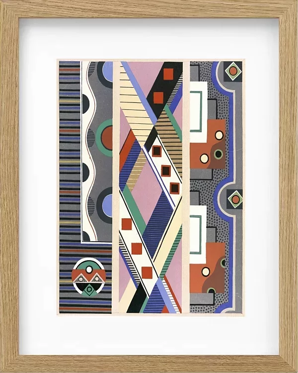 Sammlung von Dekorationen und Farben Taf.19 - 1930