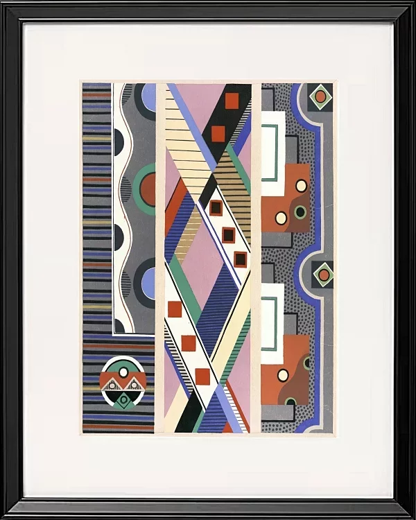 Sammlung von Dekorationen und Farben Taf.19 - 1930