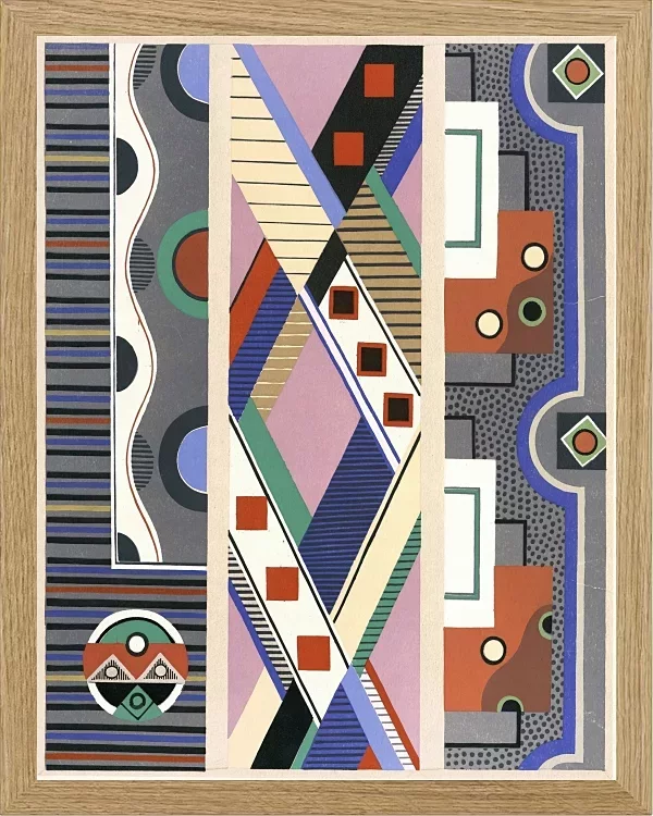 Samling af dekorationer og farver Pl.19 - 1930