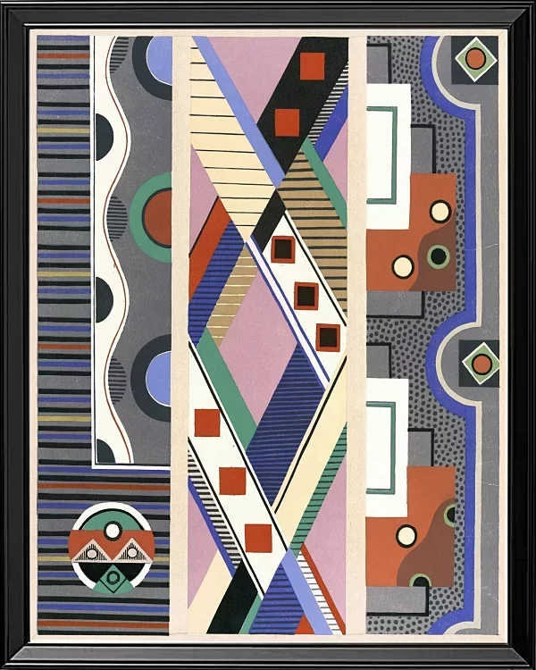 Samling af dekorationer og farver Pl.19 - 1930