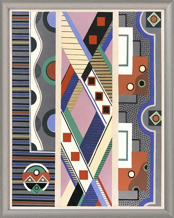 Samling af dekorationer og farver Pl.19 - 1930