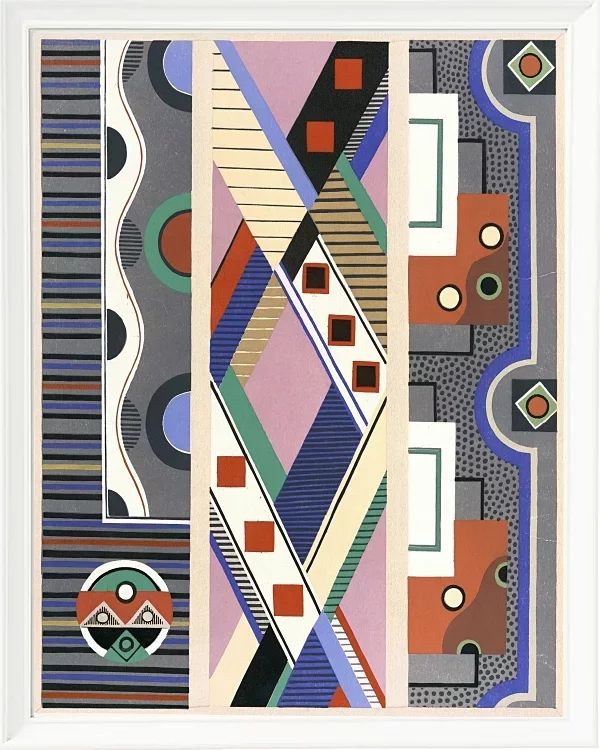 Samling af dekorationer og farver Pl.19 - 1930