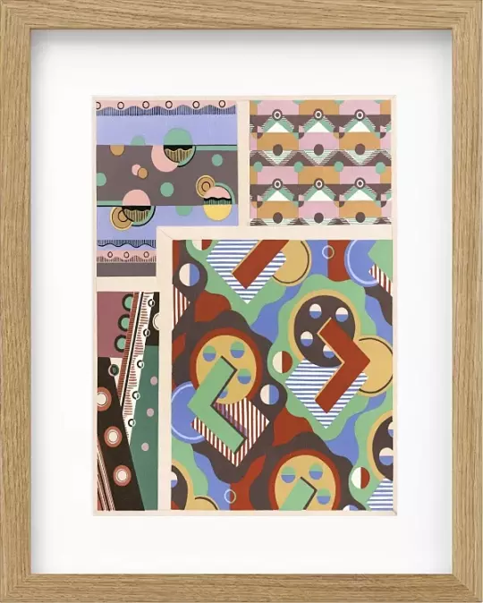 Sammlung von Dekorationen und Farben Taf.20 - 1930