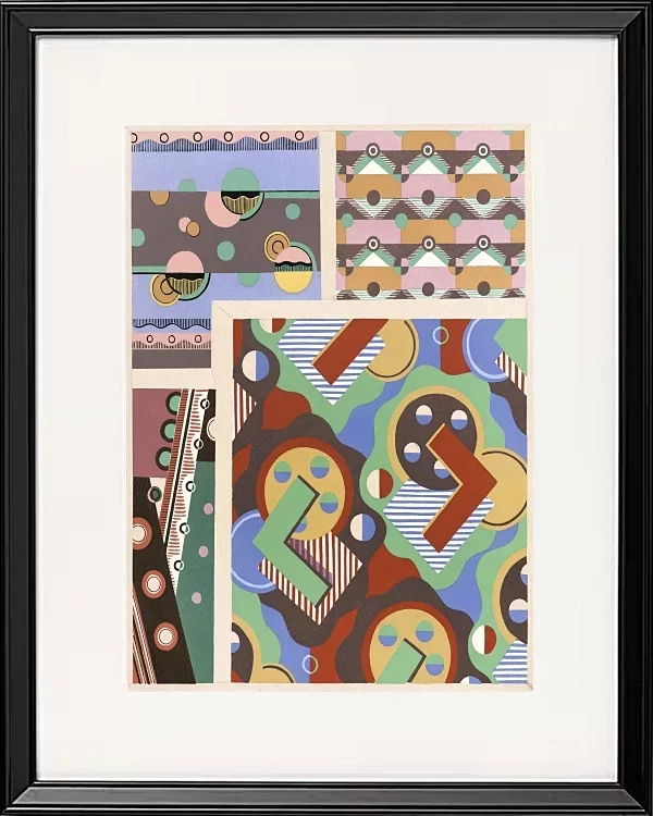 Sammlung von Dekorationen und Farben Taf.20 - 1930