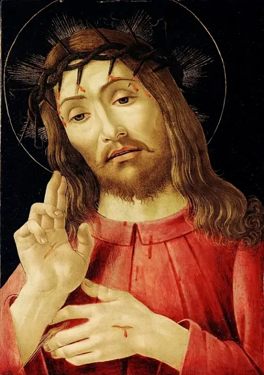 Sandro Botticelli – Der auferstandene Christus 1480 | Giclée Kunstdruck gerahmt