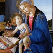 Sandro Botticelli – Die Jungfrau und das Kind 1480 | Giclée Kunstdruck gerahmt