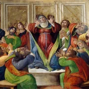 Sandro Botticelli | Helligåndens nedstigning - 1495 | Indrammet kunsttryk | Renæssance | formida