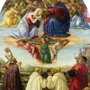 Sandro Botticelli – Die Krönung der Jungfrau Maria 1492 | Giclée Kunstdruck gerahmt