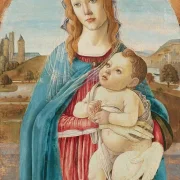 Sandro Botticelli – Jungfrau und Kind 1485 | Giclée Kunstdruck gerahmt