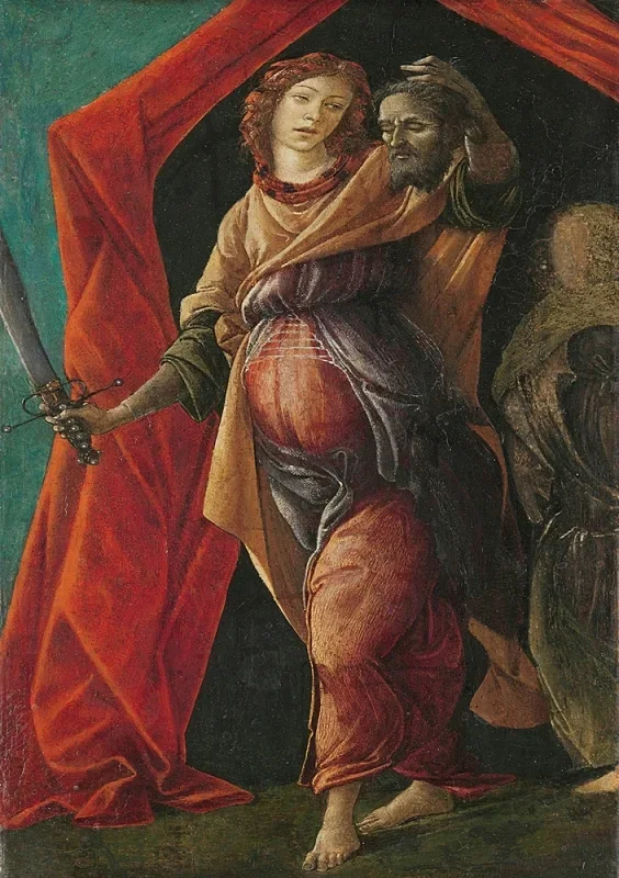 Sandro Botticelli – Judith mit dem Haupt des Holofernes 1497 | Giclée Kunstdruck gerahmt