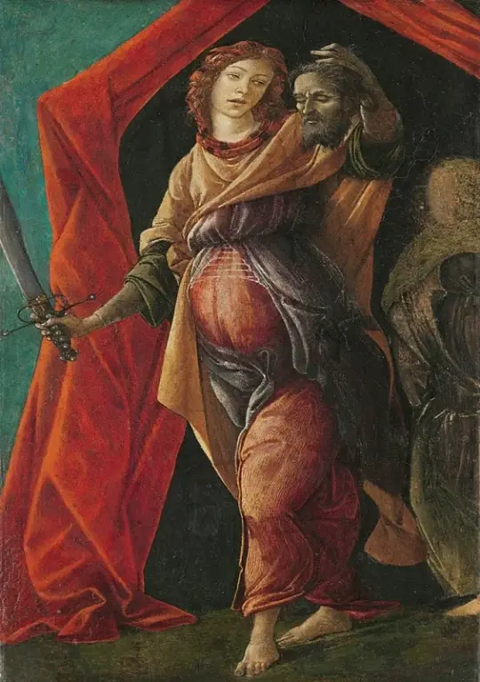 Sandro Botticelli – Judith mit dem Haupt des Holofernes 1497 | Giclée Kunstdruck gerahmt