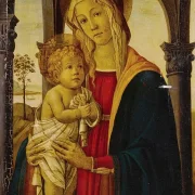 Sandro Botticelli – Madonna mit Kind 1479 | Giclée Kunstdruck gerahmt