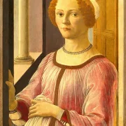 Sandro Botticelli – Porträt von Smeralda Bandinelli 1470 | Giclée Kunstdruck gerahmt