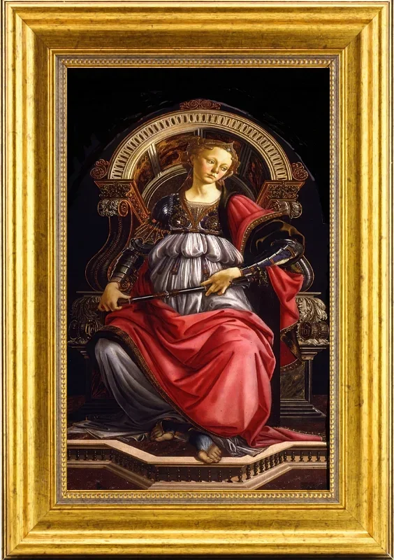 Sandro Botticelli | Fortitude - 1470 | Indrammet kunsttryk | Renæssance | formida