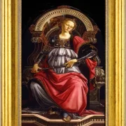 Sandro Botticelli | Fortitude - 1470 | Indrammet kunsttryk | Renæssance | formida