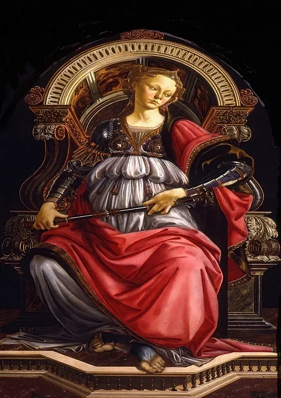 Sandro Botticelli – Standhaftigkeit 1470 | Giclée Kunstdruck gerahmt