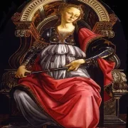 Sandro Botticelli – Standhaftigkeit 1470 | Giclée Kunstdruck gerahmt