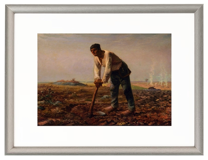 Man with a hoe - 1858