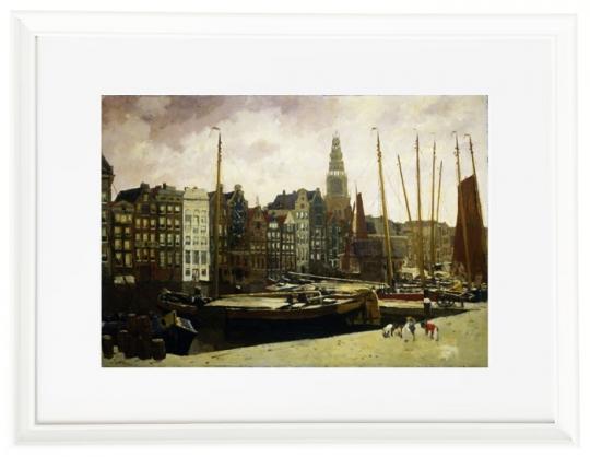 Der Damrak Amsterdam - 1903