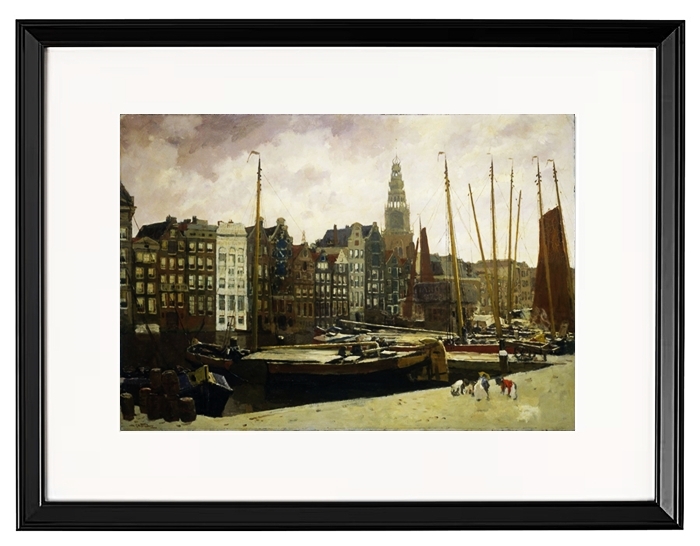 Der Damrak Amsterdam - 1903