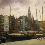 Der Damrak Amsterdam - 1903