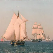 Schiffe unter Segeln - 1836
