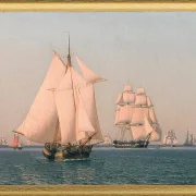 Schiffe unter Segeln - 1836
