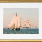 Schiffe unter Segeln - 1836