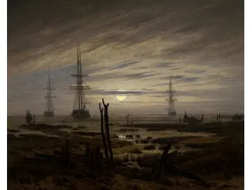 Schiffe vor Anker - 1820