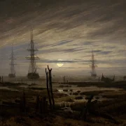 Schiffe vor Anker - 1820