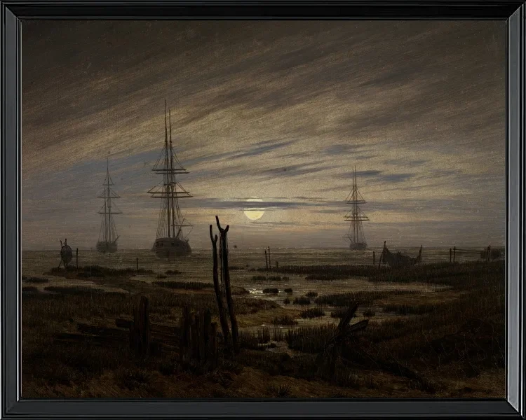 Schiffe vor Anker - 1820