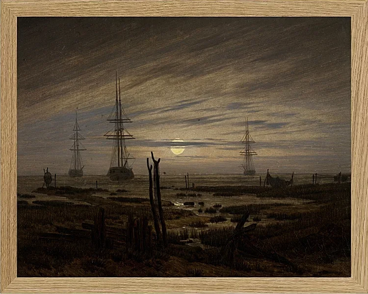 Schiffe vor Anker - 1820