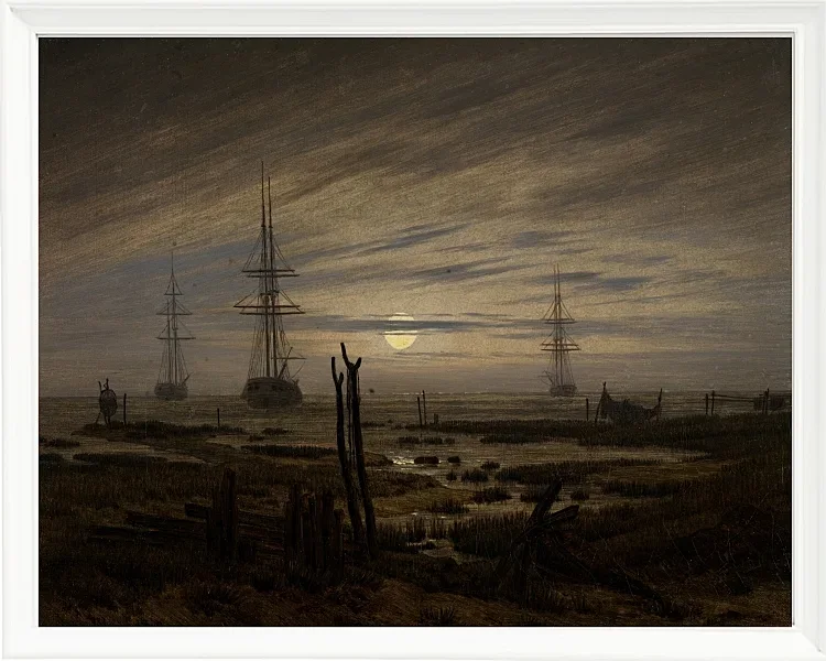 Schiffe vor Anker - 1820