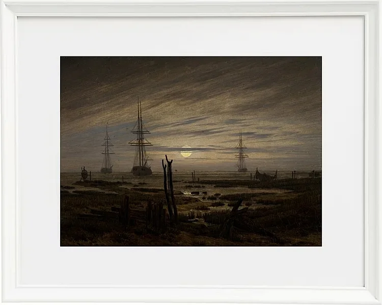 Schiffe vor Anker - 1820