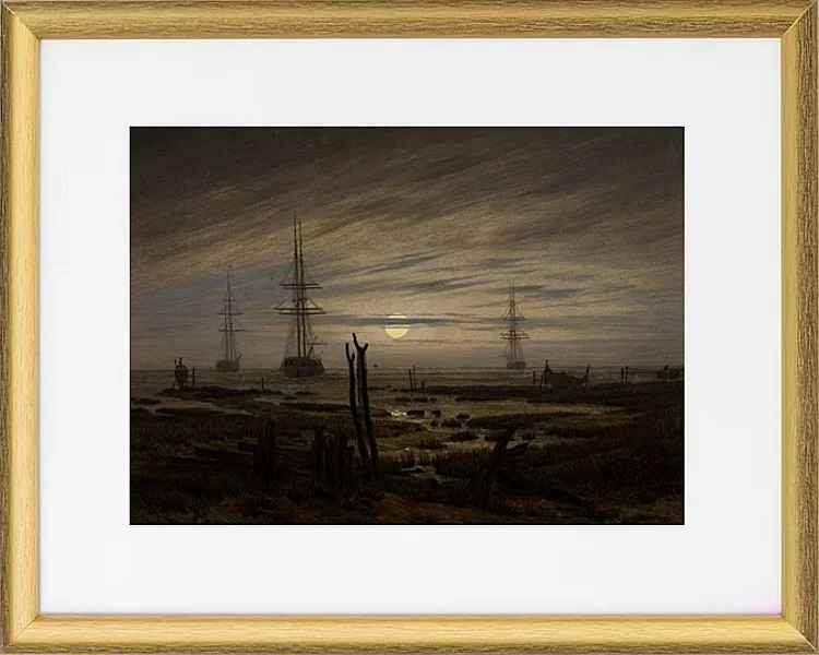 Schiffe vor Anker - 1820