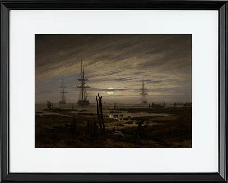 Schiffe vor Anker - 1820