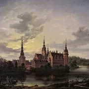Schloss Frederiksborg im Mondschein - 1817