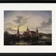 Schloss Frederiksborg im Mondschein - 1817