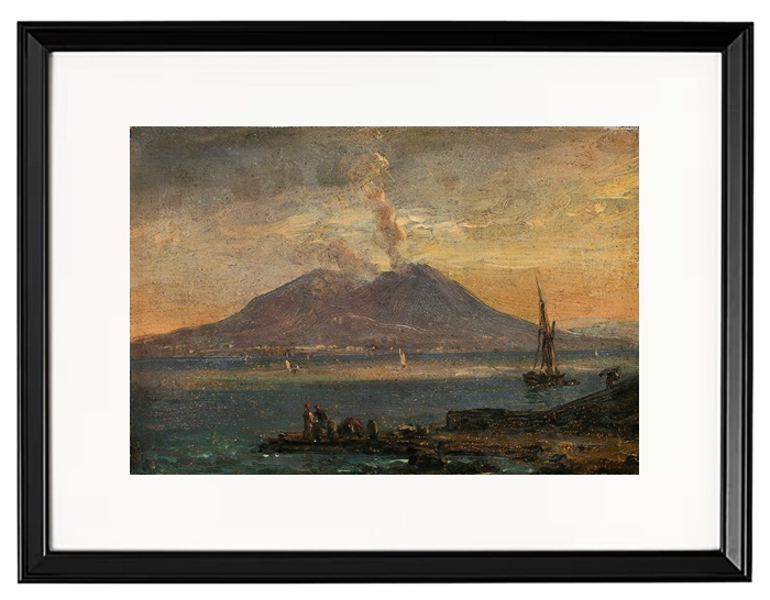 Vesuv von Posillipo aus gesehen - 1847
