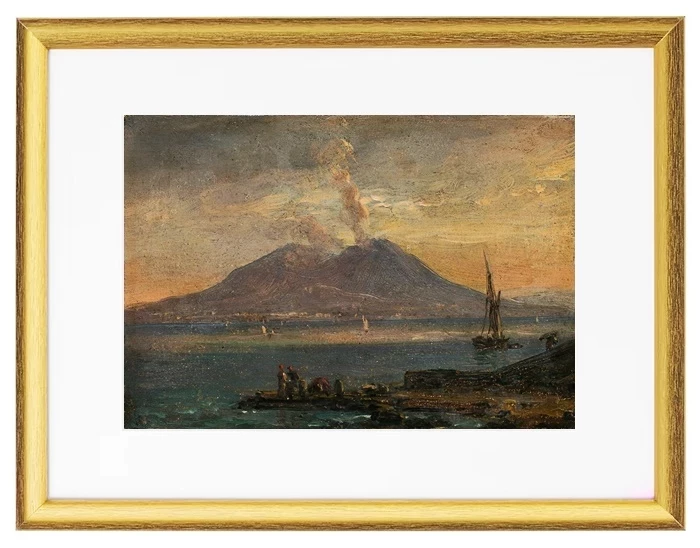 Vesuv von Posillipo aus gesehen - 1847