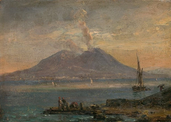 Vesuv von Posillipo aus gesehen - 1847