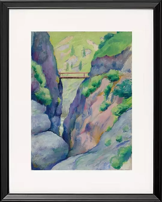 Schlucht in Tegernsee - 1910