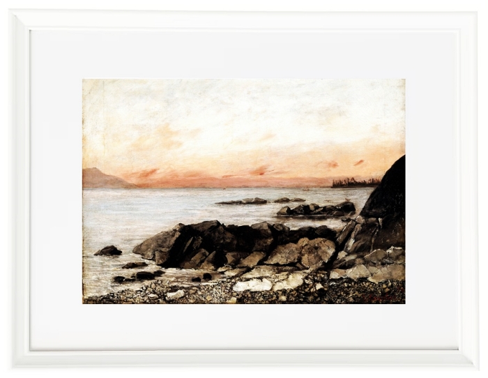 Sunset, Vevey, Switzerland - 1874