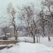 Schnee bei Louveciennes – 1870