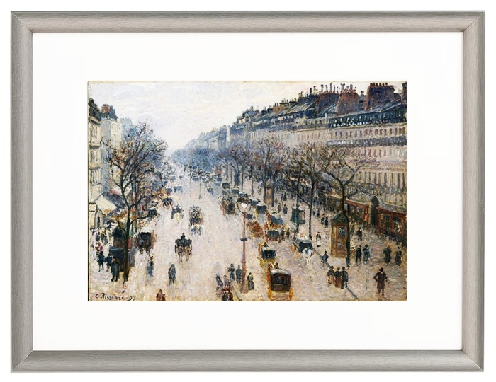 Der Boulevard Montmartre an einem Wintermorgen – 1897