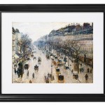 Der Boulevard Montmartre an einem Wintermorgen – 1897