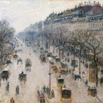 Der Boulevard Montmartre an einem Wintermorgen – 1897