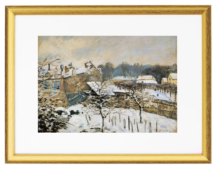 Snow at Louveciennes - 1876