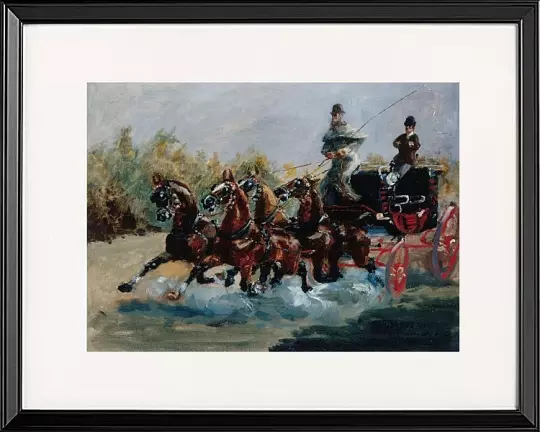 Schönes Souvenir der Promenade des Anglais - 1880