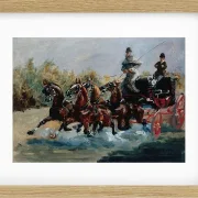 Schönes Souvenir der Promenade des Anglais - 1880